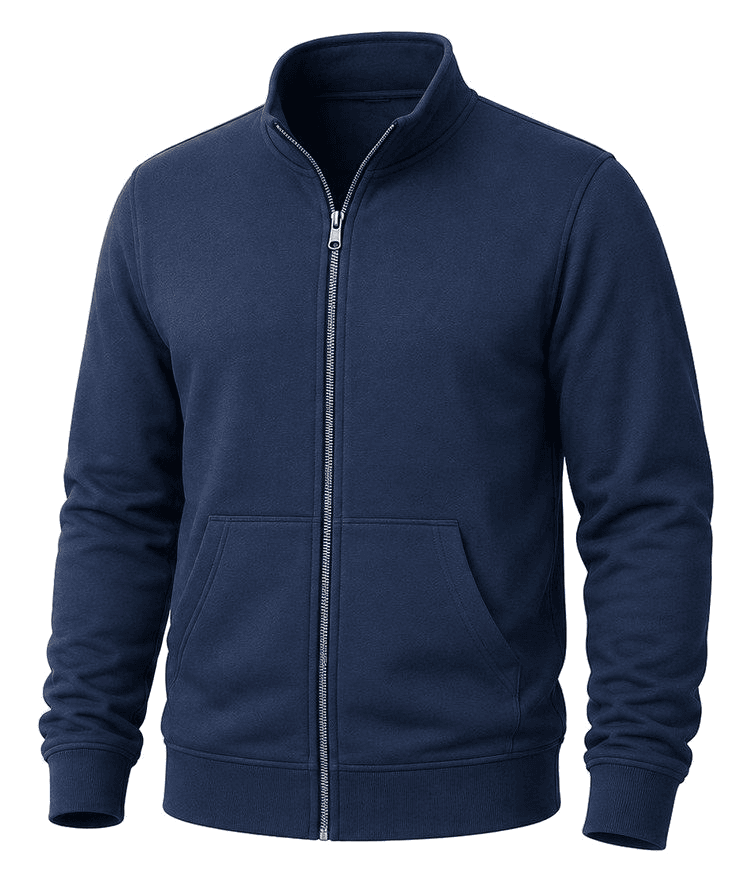 Full-zip sweatshirt